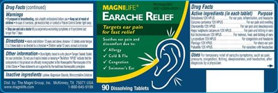 Earache Relief   Lbl (Mgni0029 Earache Relief Lbl)